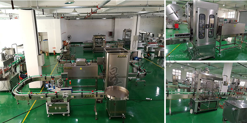 南京星火全自動辣椒醬灌裝線生產(chǎn)廠家廠房展示辣椒醬灌裝線設(shè)備