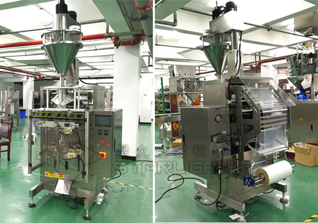 星火自動化面包糠包裝機(jī)械生產(chǎn)設(shè)備展示